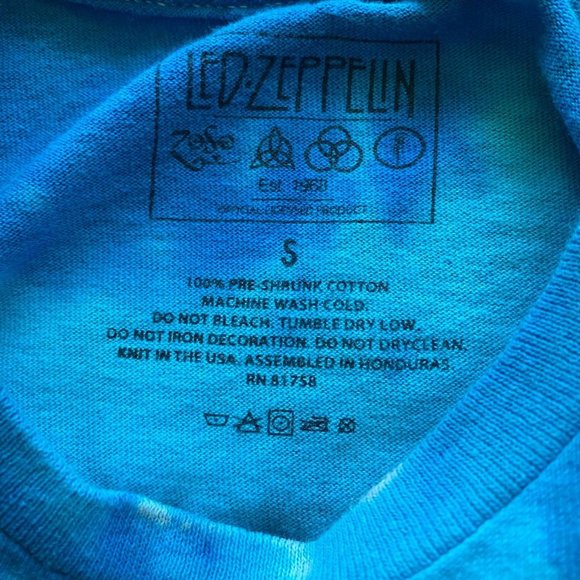 Led Zeppelin tie dye shirt - Picture 5 of 5